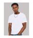Casual Classic Mens Ringspun Tee (White) - UTAB261-1