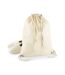 Drawstring Bag One Size Natural Westford Mill-2