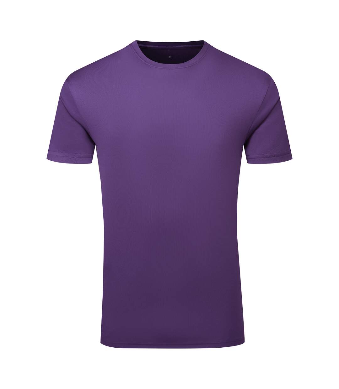 T-shirt Motif/style Texturé Homme Violet Vif TriDri-1
