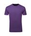 T-shirt Motif/style Texturé Homme Violet Vif TriDri-1
