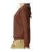 Mens softstyle midweight sweatshirt cocoa Gildan