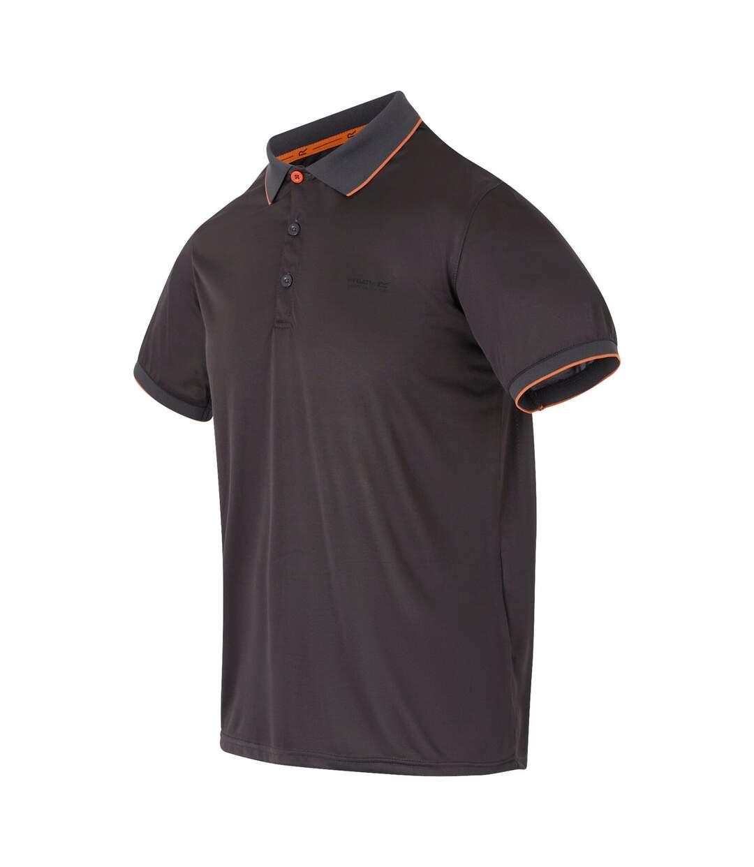 Polo Remex Homme Cendre Orange Sombre Uni Regatta-3
