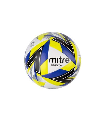 Mitre - Ballon de foot ULTIMATCH MAX (Blanc / Noir / Bleu) (Taille 3) - UTCS190