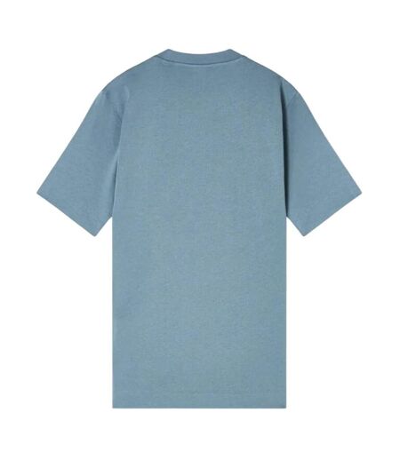 Mens Embroidered Crew Neck Slim T-shirt Stormy Sea Emporio Armani EA7