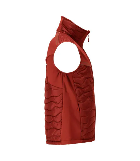 Mens Customised Cli Thermal Gilet Autumn Red Mascot