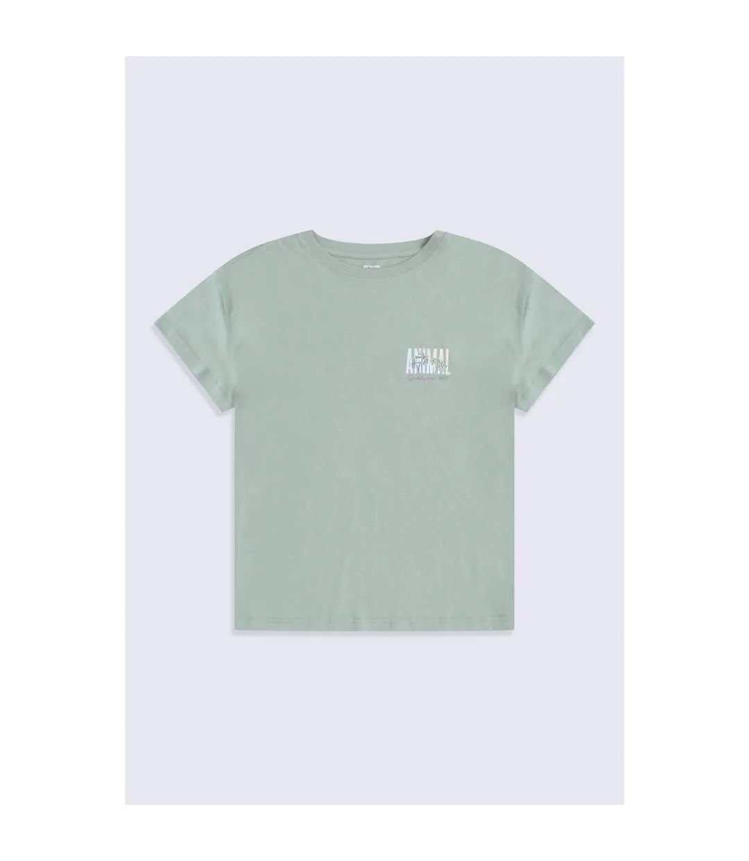 Womens/ladies Phoenix Organic T-shirt Blue Animal-1