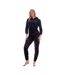 Ensemble De Pyjama Long Femme Noir Keanu-1