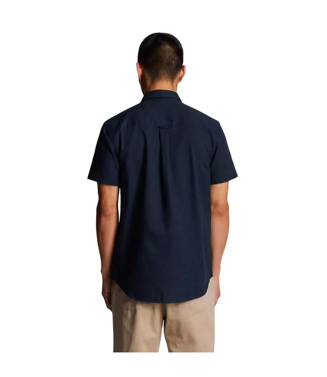Chemise Manches Courtes Homme Bleu Marine Lyle & Scott-3