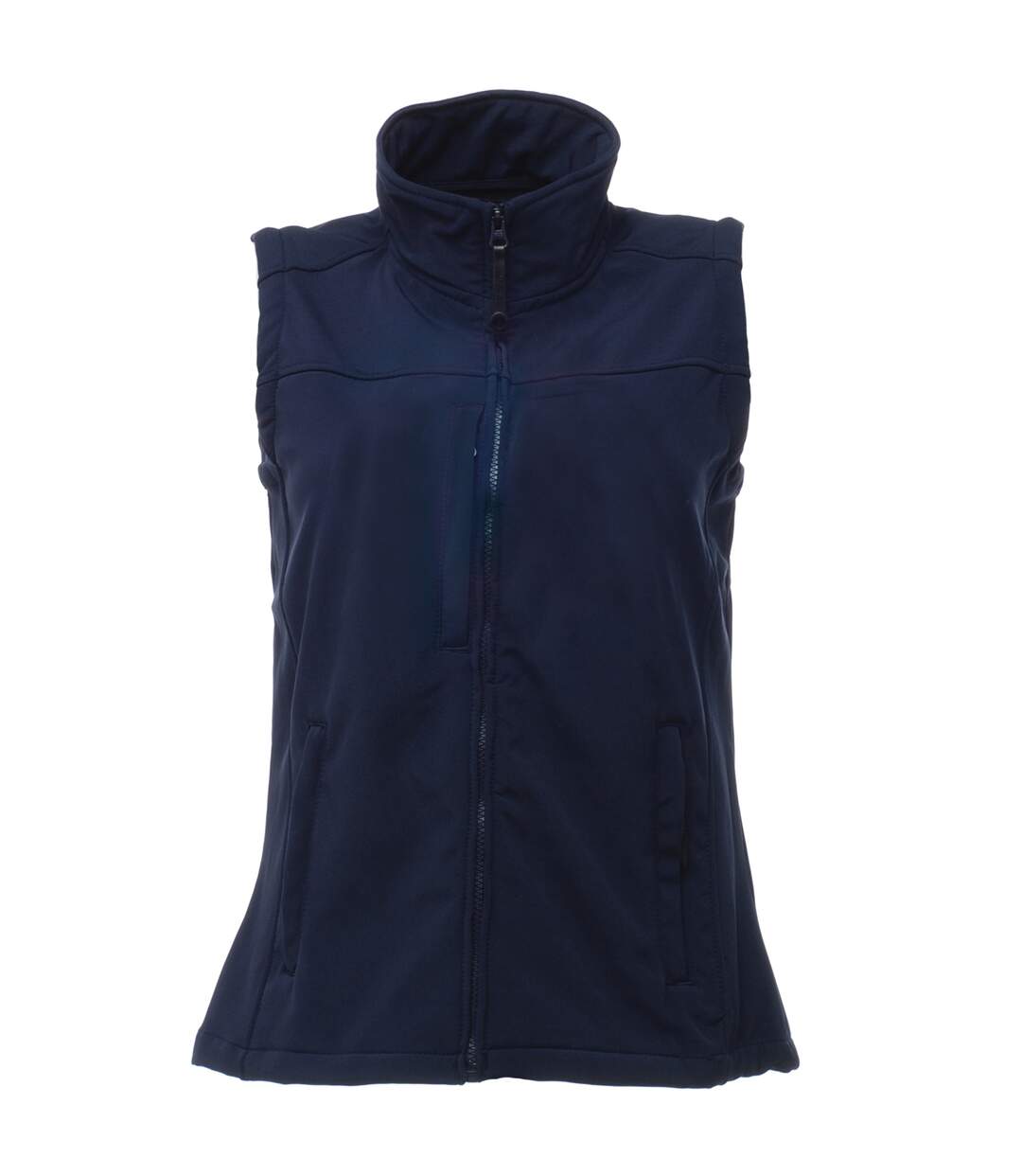 Regatta Womens/Ladies Flux Softshell Bodywarmer / Sleeveless Jacket (Water Repellent & Wind Resistant) (Navy/Navy) - UTRG1625-2