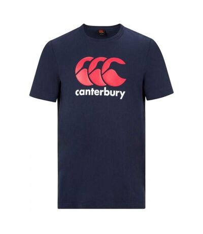 Canterbury Mens CCC Logo T-Shirt (Navy/Red/White) - UTCS172