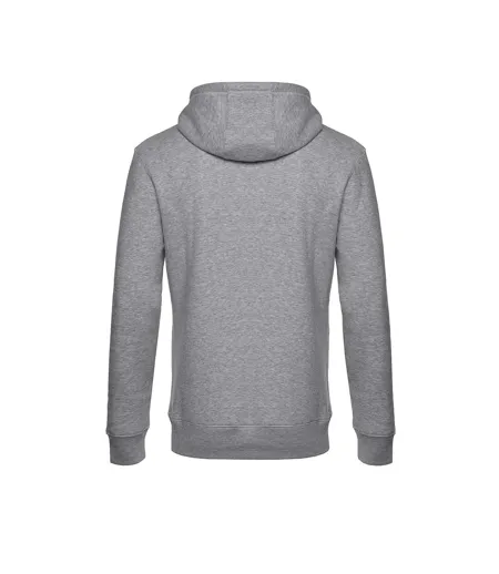 Mens King Hooded Sweater Gris Chiné B&C