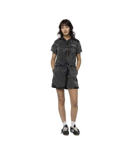 Combi short zippé à manches courtes femme avec patch Ltd Original Vondutch