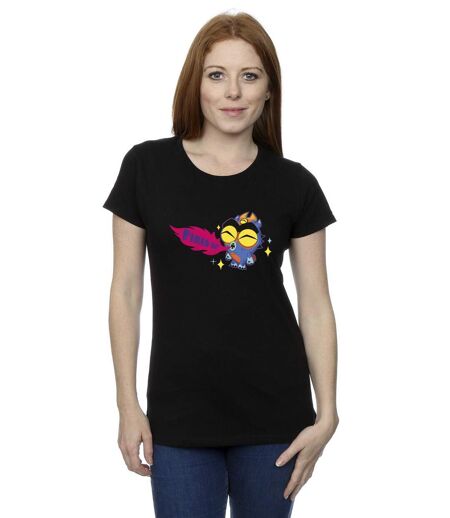 Disney - T-shirt BIG HERO BAYMAX FRED FIRED UP - Femme (Noir) - UTBI13406
