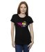 Disney - T-shirt BIG HERO BAYMAX FRED FIRED UP - Femme (Noir) - UTBI13406-2