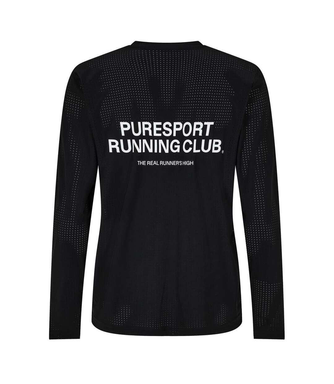 T-shirt Manches Longues Course À Pied Homme Noir Puresport-3