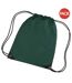 Lot de 2  Sac de gym 11 litres taille unique vert bouteille Bagbase