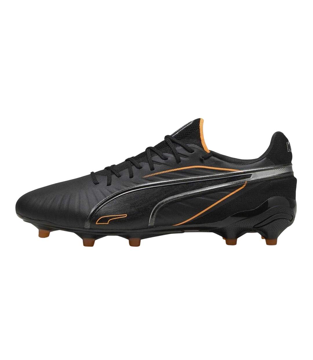 Mens King Ultimate Firm Ground Football Boots Black Silver Puma-4