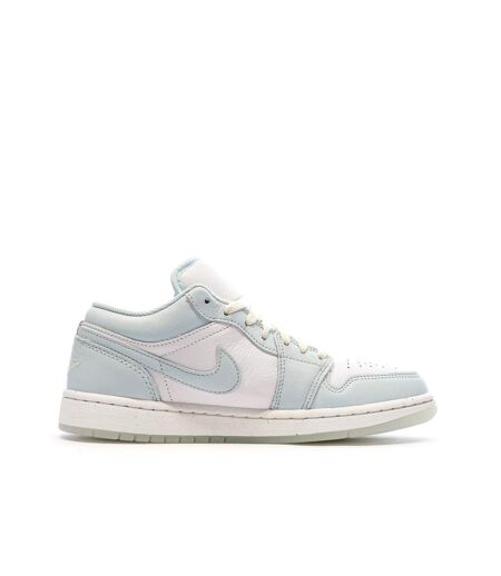 Baskets bleu clair/écru homme nike air jordan 1 low
