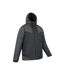 Mens Dusk Iii Ski Jacket Black Grey Mountain Warehouse-4