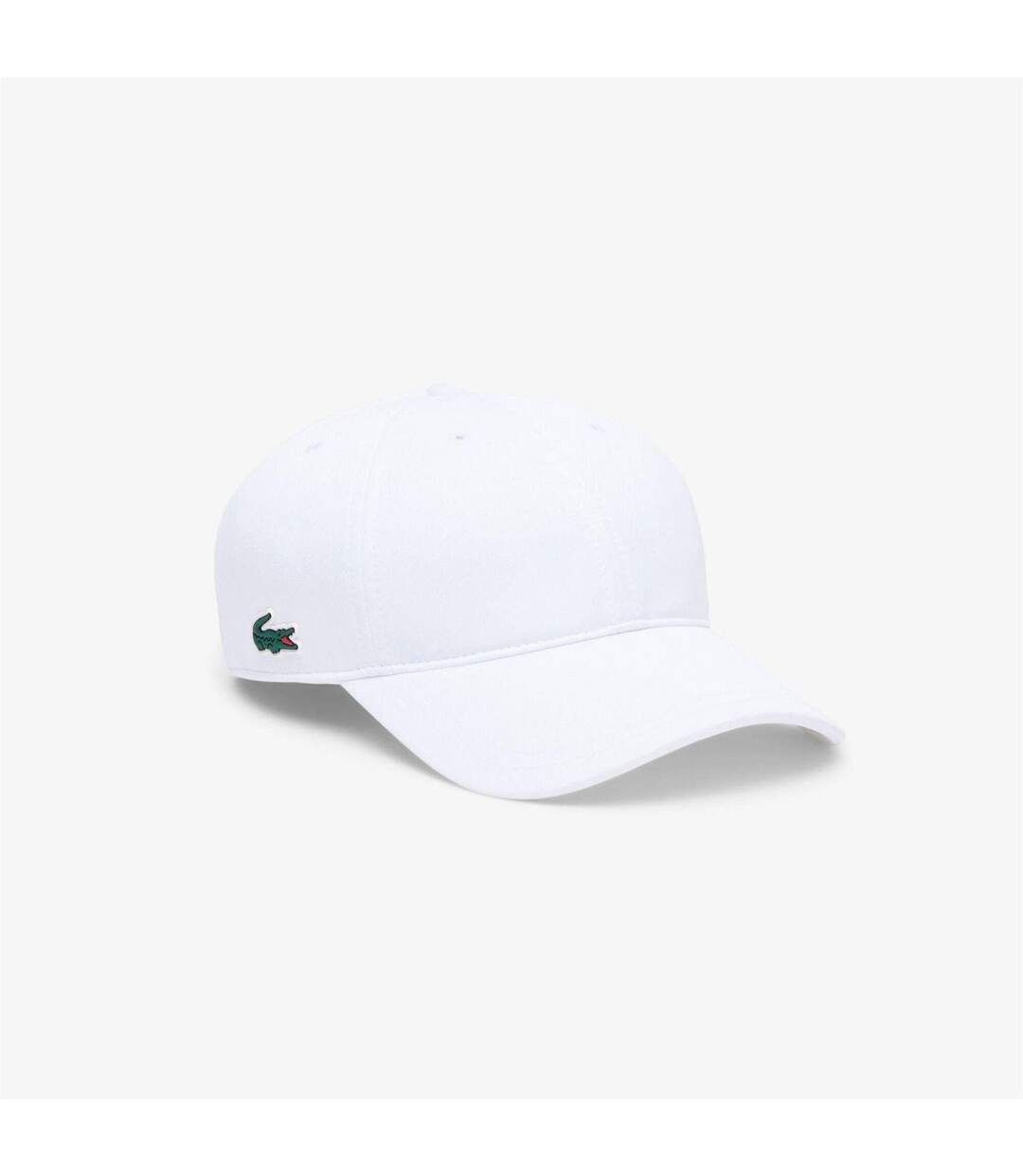Unisex Adult Tech Logo Cotton Twill Baseball Cap White Lacoste-1