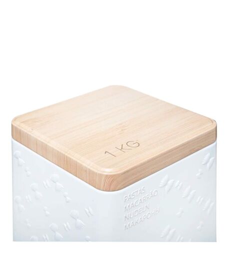 Boîte à Pâtes Scandi 18cm Blanc