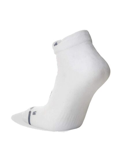 Mens Active Socklets White Grey Hilly
