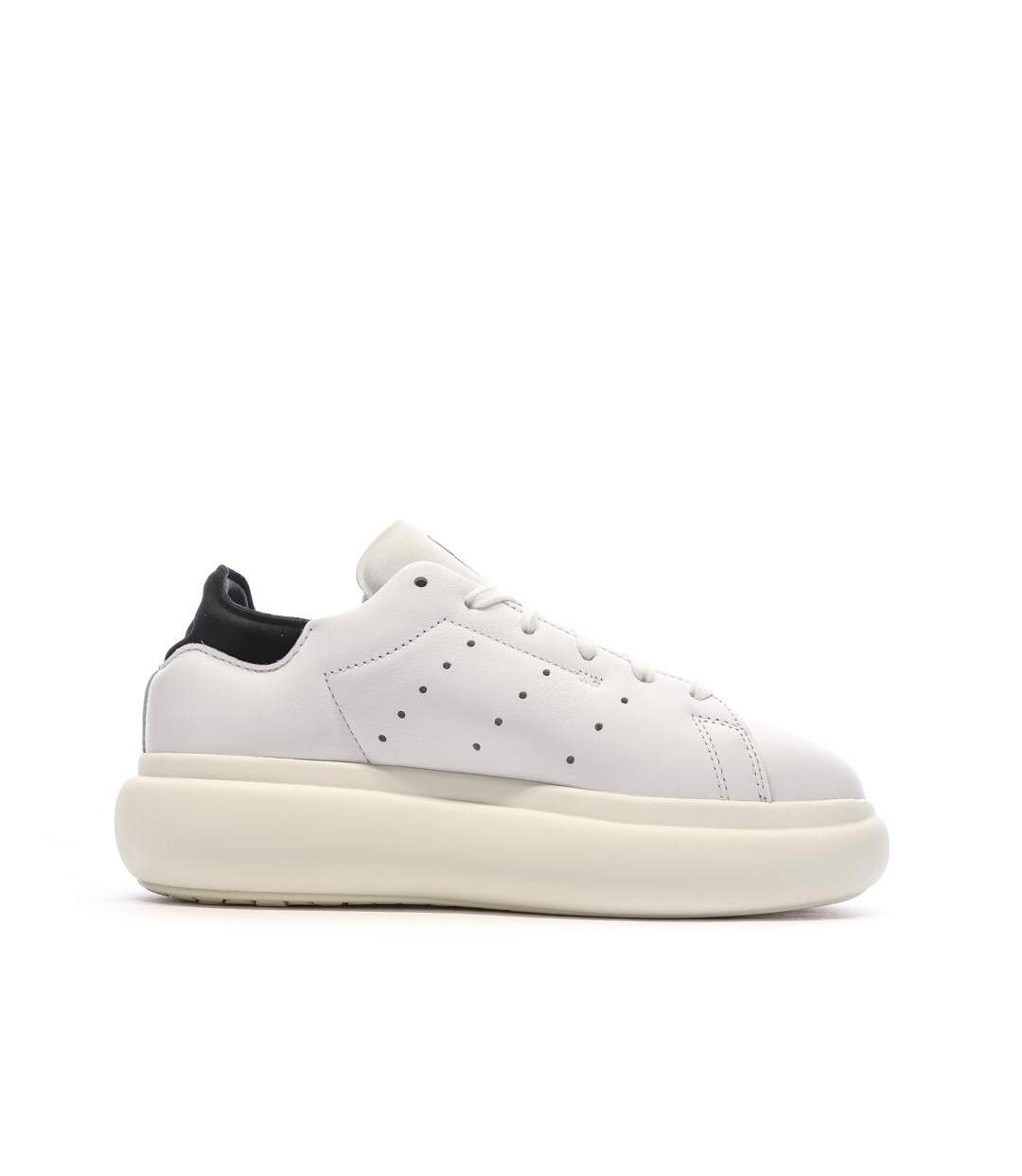 Baskets blanches/noires femme adidas stan smith pf w-2