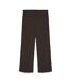 Pantalon en velours marron foncé femme vero moda melly-1
