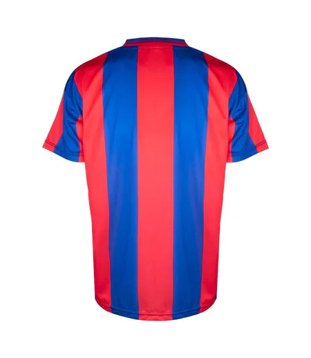 Maillot Motif/style Palais De Cristal Homme Rouge Bleu Score Draw
