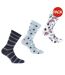 Pack Of 3  Womens/ladies Taygan Socks  Multicoloured Ted Baker-1