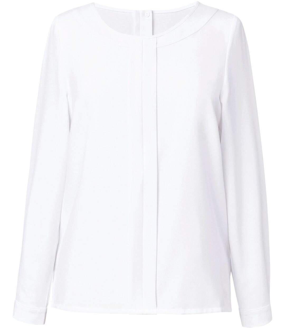 Blouse crêpe de Chine Riola - Femme - BT2264 - blanc-2