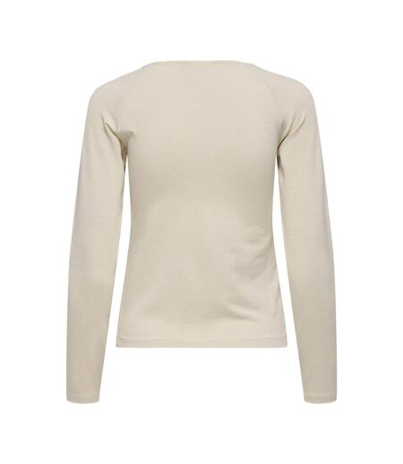 T-Shirt manches longues beige femme jdy kaiser