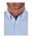 Chemise à manches longues oxford classic pour hommes bleu ciel Raging Bull