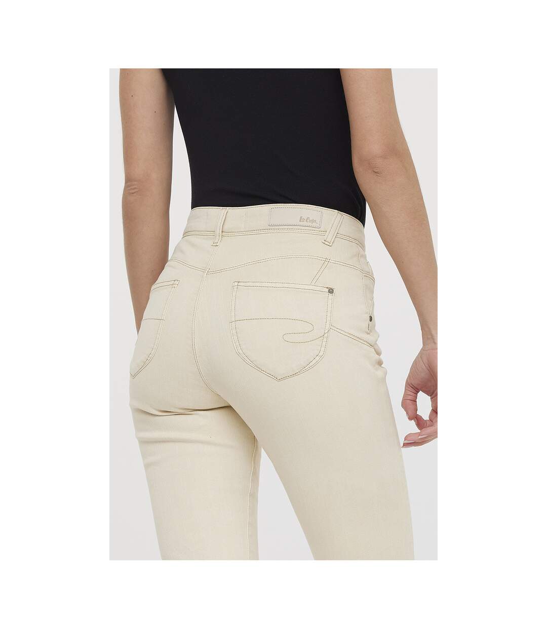 Pantalon coton slim JINNIE