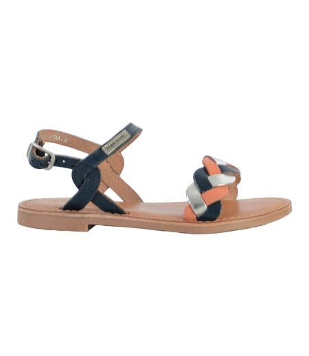 Sandale Plate Cuir Enfant Les Tropeziennes Bonbon
