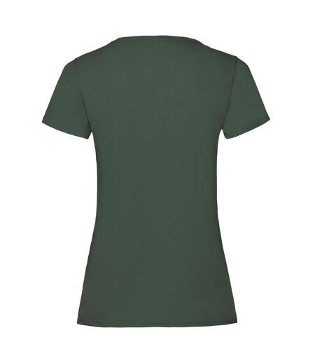 T-shirt Valueweight Femme Vert Bouteille Fruit Of The Loom