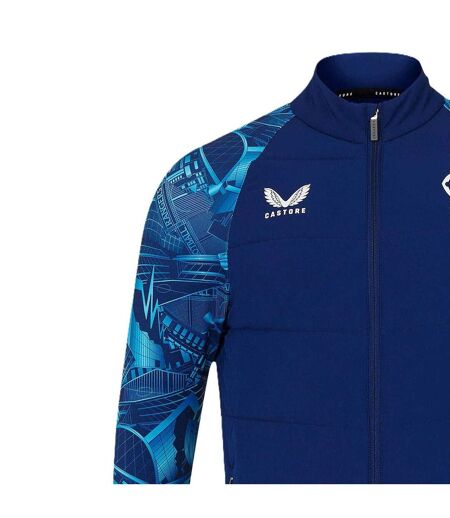 Veste Motif/style Rangers Fc 2023/2024 Homme Bleu Foncé Castore