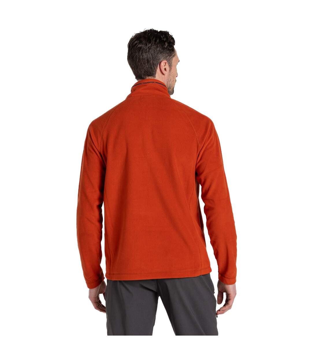 Haut polaire corey homme rouge orangé Craghoppers-2