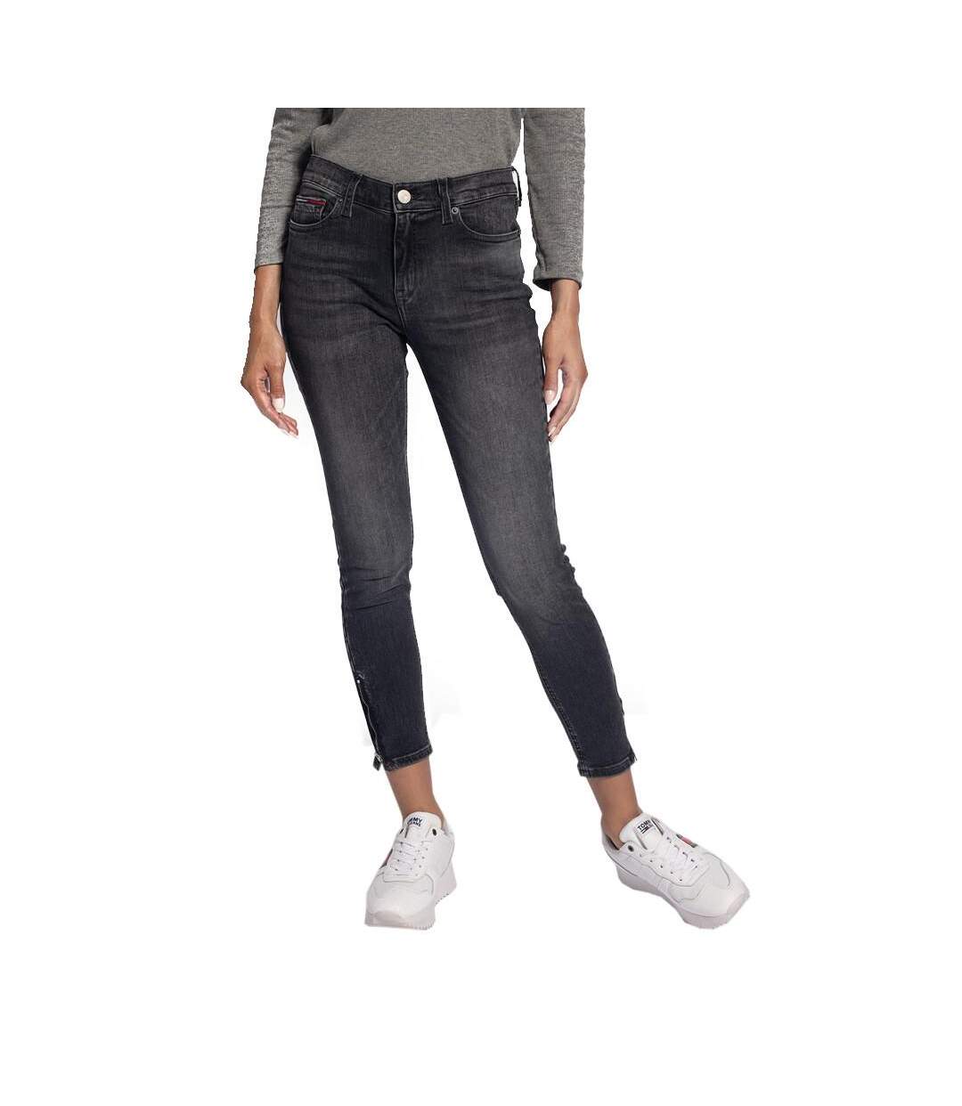 Jeans Skinny 7/8 Noir femme Tommy Jeans Nora - W28-L34-1