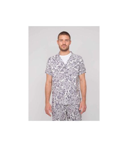 Chemise manches courtes motifs DONUPO