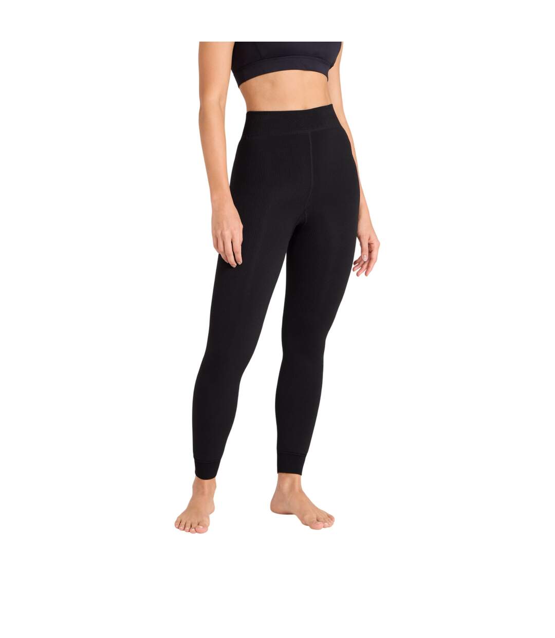 Pantalon Femme Noir Animal-1