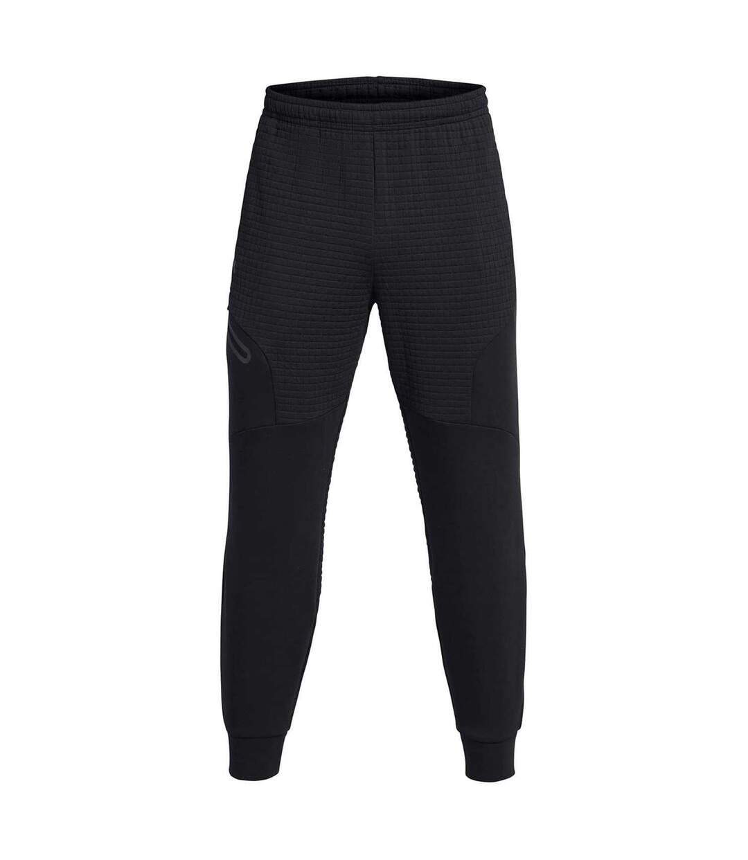 Mens Unstoppable Textured Slim Joggers Black Under Armour-1