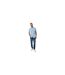 Mens Linen Blend Short-sleeved Shirt Denim Threadbare-1