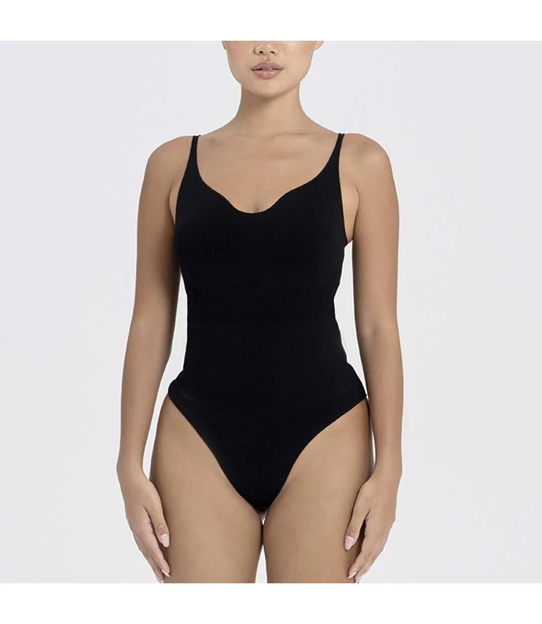 Ladies Essentials Sweetheart Bodysuit Sculpting Recycled Stretch Fit-3