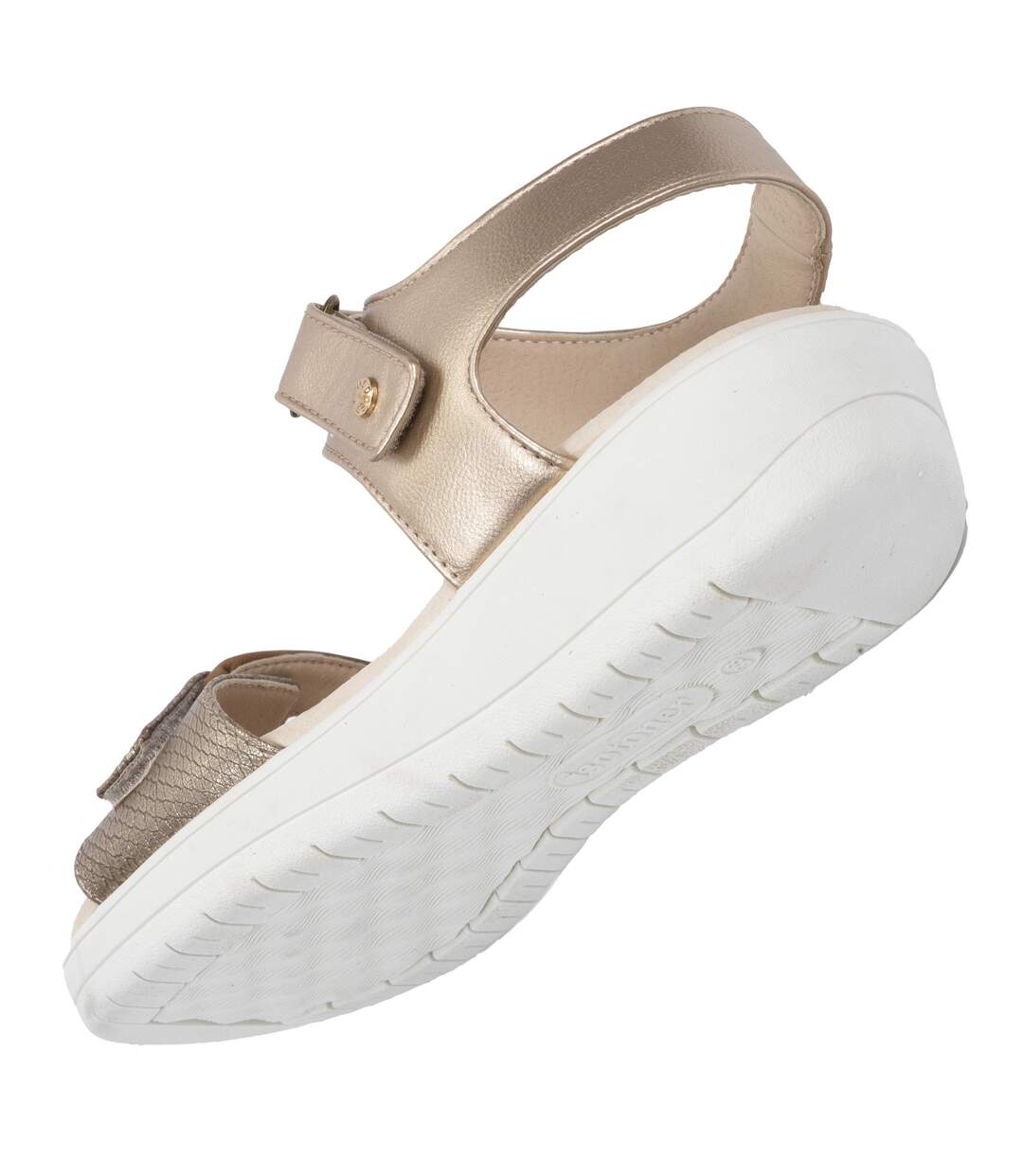 Isotoner Sandales femme ultra confortables et légères, faciles à enfiler-5