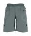 Short À Poches D555 Nick Homme Gris Duke-3
