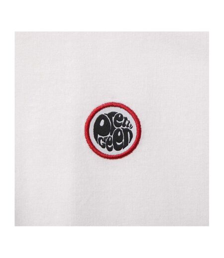 T-shirt Motif/style Cachemire Homme Blanc Rouge Pretty Green