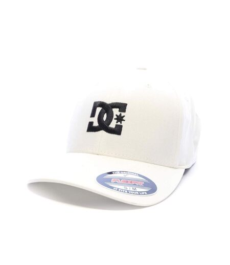 Casquette blanche/noire homme dc shoes cap star 2 hdwr blk