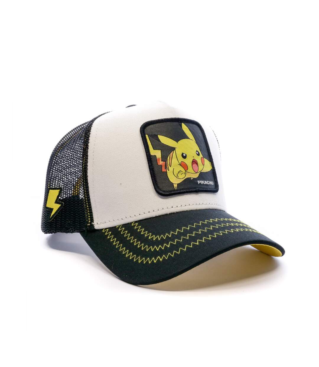 Casquette Pikachu Blanche/Noire Mixte Capslab-2