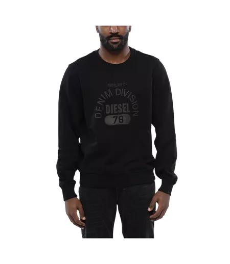 Sweat Motif/style Logo Division Adulte Noir Diesel